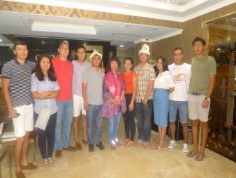 With alumni in Kyrgyzstan