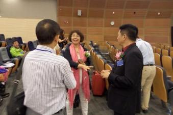 Having a discussion after the conference Having a discussion after the conference