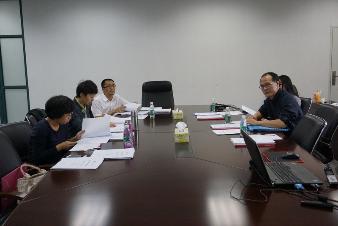 The members of review committee listening to students reports The members of review committee listening to students reports