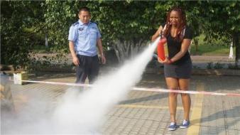 Using fire extinguishers Using fire extinguishers