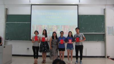 Group picture after awarding outstanding volunteers certificates