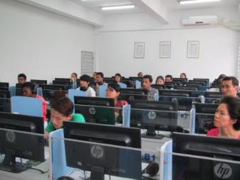 The students listening to the examination rules